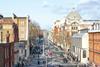 Looking north across Cromwell Road.